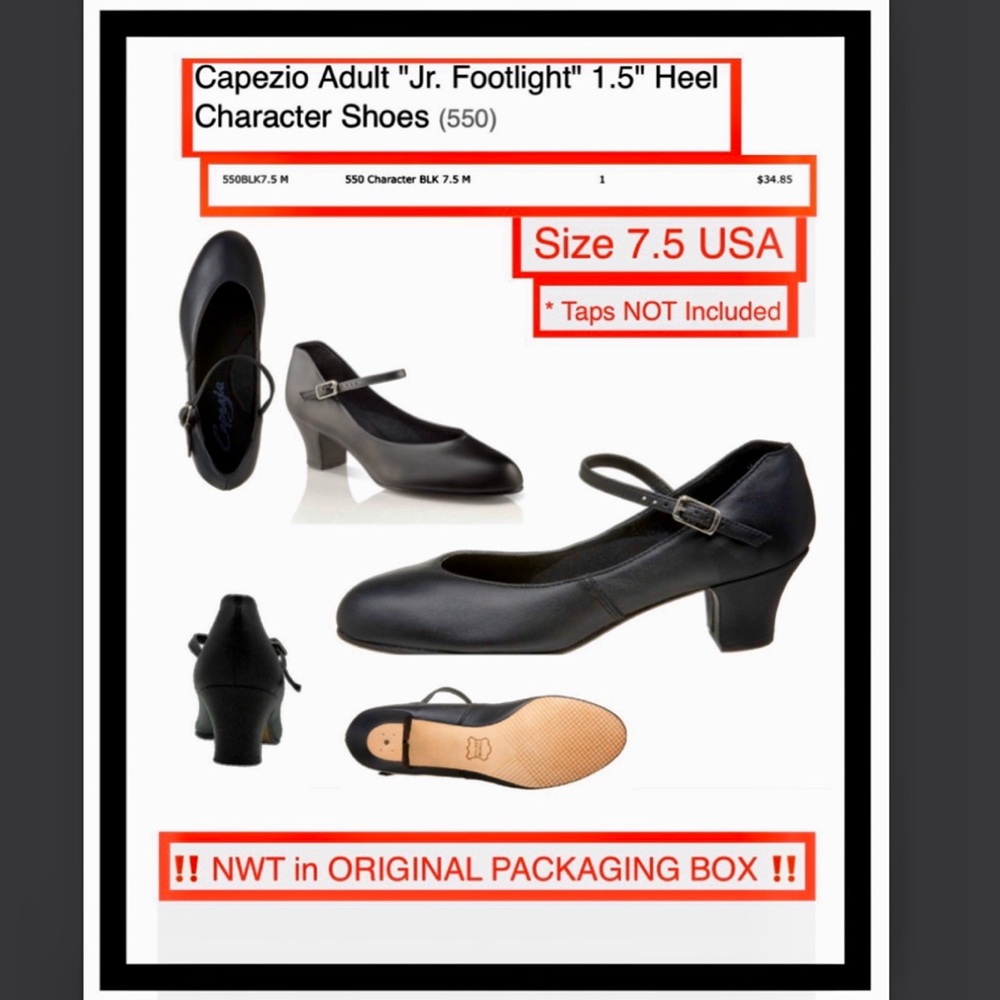 ‼️NWT in BOX‼️Capezio Jr. Footlight Character Shoe